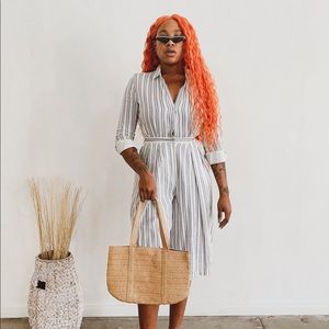 Sneak Peak Striped Jumpsuit